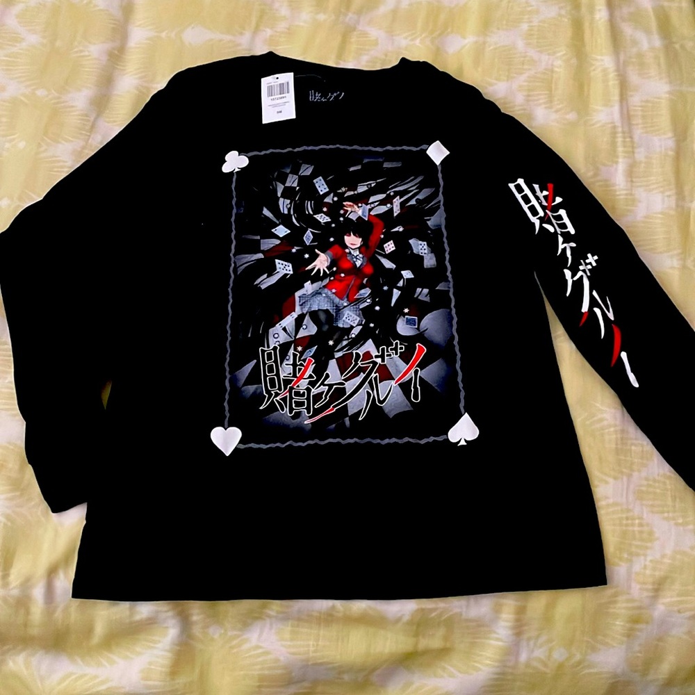 Kakegurui Yumeko long sleeve shirt (size adult small New) NEW with tags